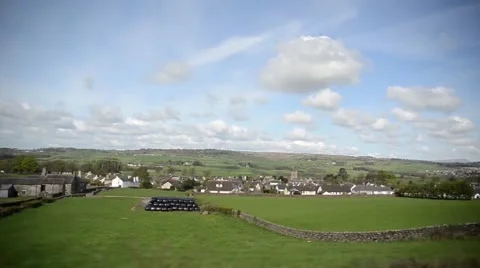 British Countryside from a Train Stock-Footage 49705901