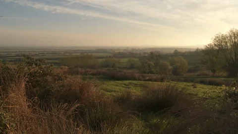 British countryside view Stock Footage