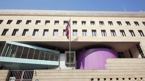 British Embassy in Berlin Stock Footage 25790237