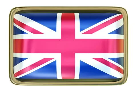 British Flag Badge Stock Illustration