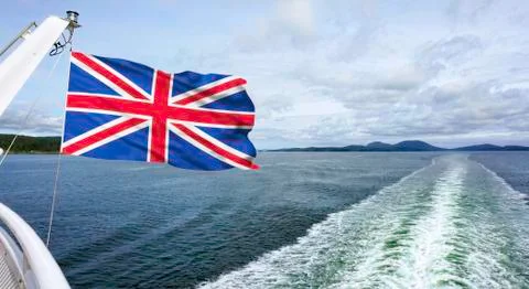 British Flag Flying. Stock Photos