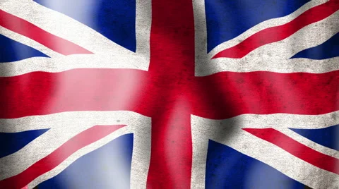 British flag Stock Footage 6530404