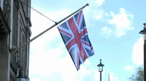 British Flag Stock Footage 36034558