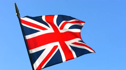British flag 스톡 동영상 62281609