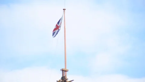 British Flag Stock Footage 73745876