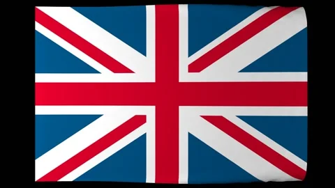 British flag Stock Footage 166997796