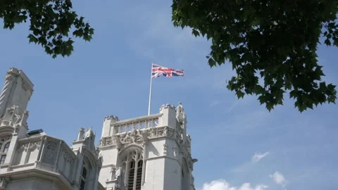 British flag Stock Footage 195697507