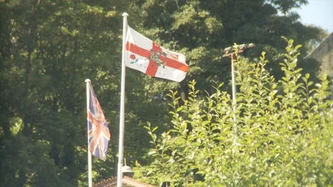 British Flag Industrial Video stock 113327913