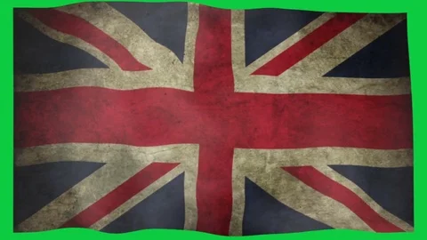 British Flag Looping Animation 库存影片 77083456