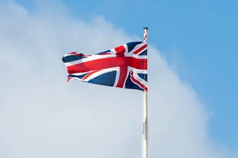 The British flag. Stock Photos