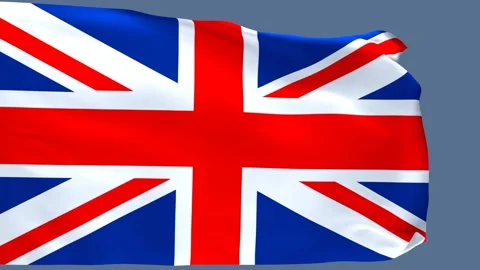 British Flag - Union Jack Stock Footage 158008342