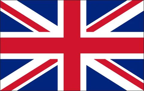 British flag vector illustration design Stock Illustration