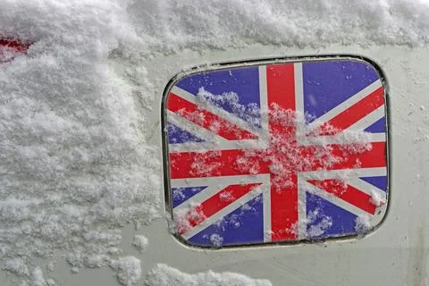 British fuel cap Stock Photos