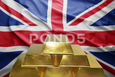 British gold reserves Stock Photos