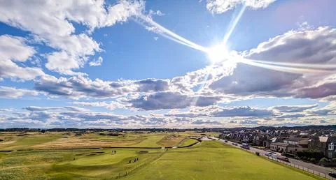 British Golf Course Stock-Fotos