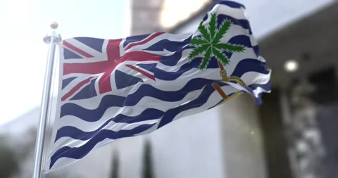 The-british-indian-ocean-territory-flag-waving-seamless-loop-4k-60fps Stock Footage 333635018