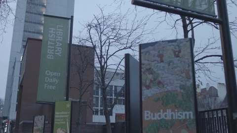 British Library UNGRADED Video stock 126535643