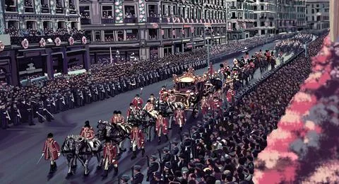 British Monarchy Иллюстрация