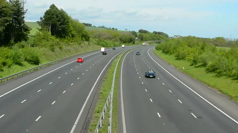 British Motorway Timelapse Stock Footage 49959269