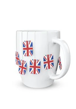 British mug of tea Stock Illustration