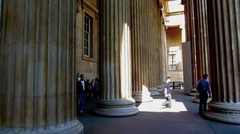 British Museum 2The British Museum London UK Video stock 43136700
