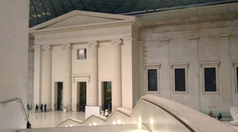 The British Museum, London Stock Footage 58849796