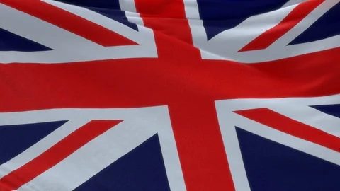 British National Flag in Wind 動画素材 111954436