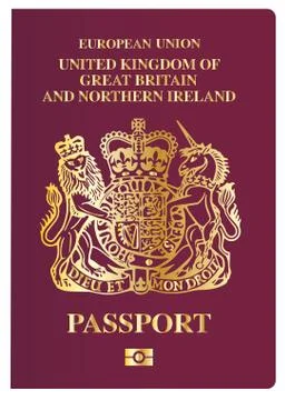 British passport Stock Illustration