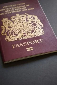 British Passport Stock Photos