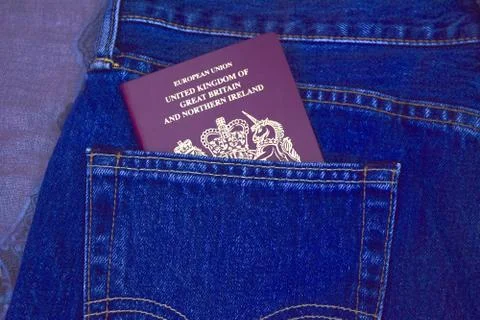 British passport Stock Photos