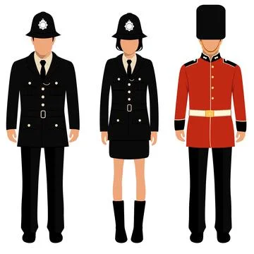 British policeman Stock Illustration