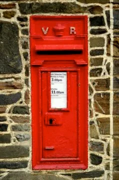 British Postbox Stock Photos