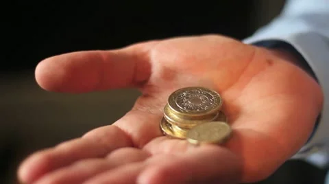 British Pouds fall Stock Footage 10908320