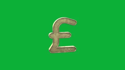 British Pound Exchange Theme HD Animations Stock Footage 264194806