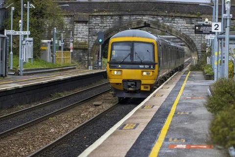 British Rail Class 166 "Networker Turbo" dmu, No: 166221 Foto stock