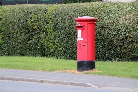 British red post box Stock Photos