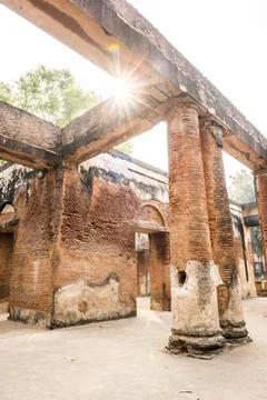 The British Residency Complex, Lucknow, Uttar Pradesh, India Stock Photos