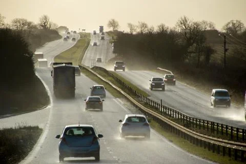 British Road Network Stock Photos