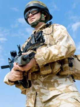 British Royal Commando Stock Photos