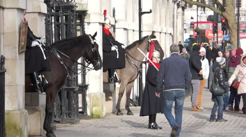 British Royal Guards Stock Footage 57467168