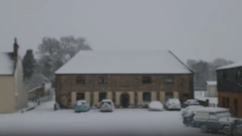 British snow 2018 Stock Footage 97394527