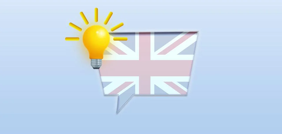 British speech Foto stock