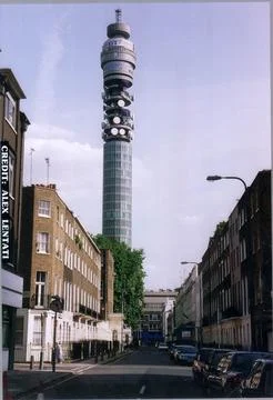 The British Telecom Tower. Bt Gpo Tower London. Stock Photos
