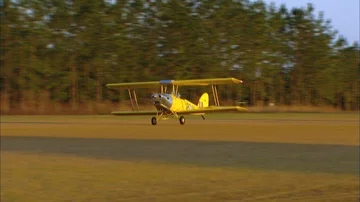 British Tiger Moth Landing 動画素材 85610724