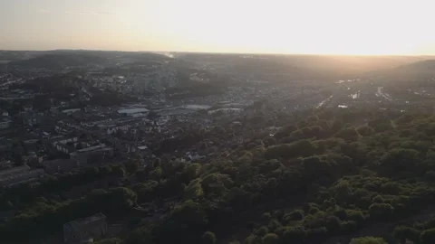British town of Dover in sunset Stock-Footage 203715510