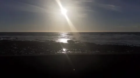 British Town Sunset Stock Footage 156071472