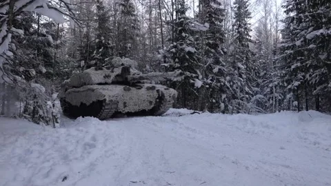 British troops take part in Operation Winter Camp Video stock 328139816