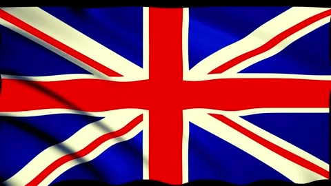 British Union Jack Flag Waving in Ultra HD 4K for Professional Projects 動画素材 295767896