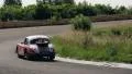 British vintage sport car Jaguar XK150 red and white colored HD Footage