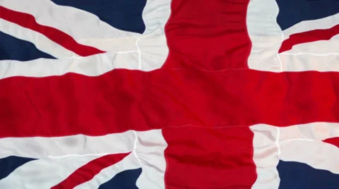 British waving flag Stock Footage 33707686